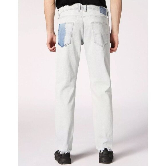 $228 Diesel Men's Larkee-Beex-R 084TK Regular Tapered Light Jeans Size W32 X L32